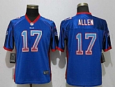 Women Nike Bills 17 Josh Allen Blue Drift Fashion Jersey,baseball caps,new era cap wholesale,wholesale hats
